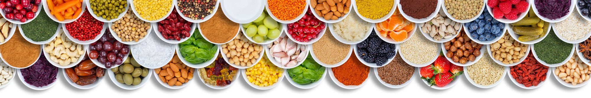 banner image of various food